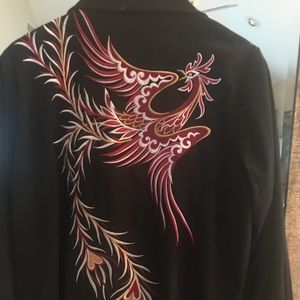 Bob Mackie Black Zippered Jacket ❤️❤️M